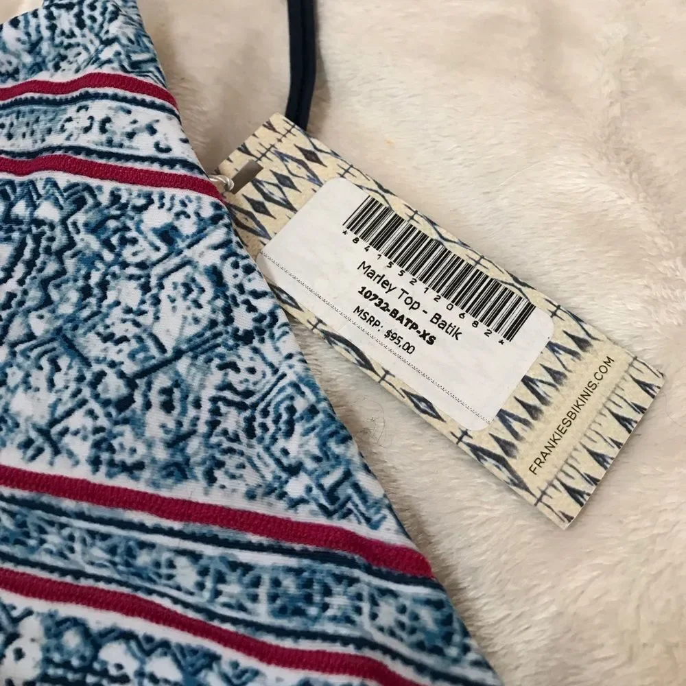 Frankie's Bikinis Marley Top - Batik‎ NWT